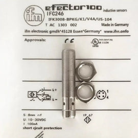 IFM IFC246 Inductive Proximity Sensor - High Precision Switching - ZYYKZ Test Equipment