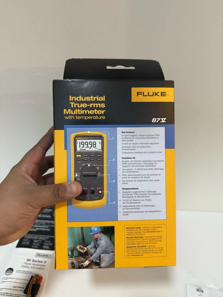Fluke 87-V Industrial True RMS Digital Multimeter - 2024 Model - ZYYKZ Test Equipment