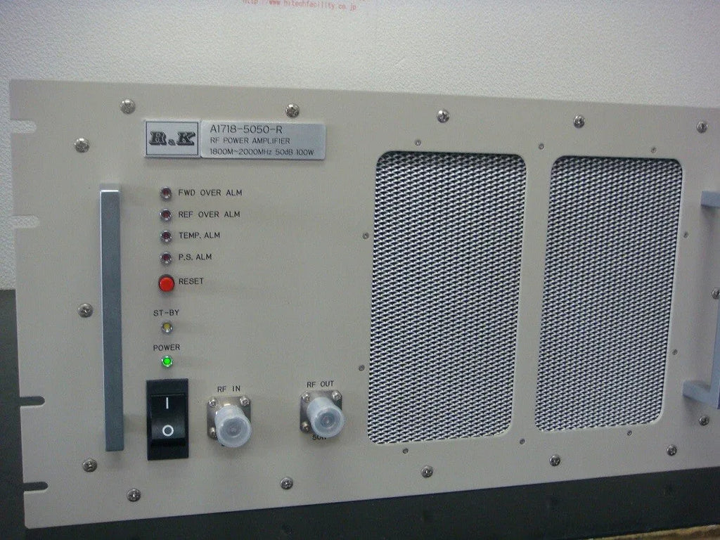 R&K A1718-5050-R 1800-2000MHz RF Power Amplifier - ZYYKZ Test Equipment