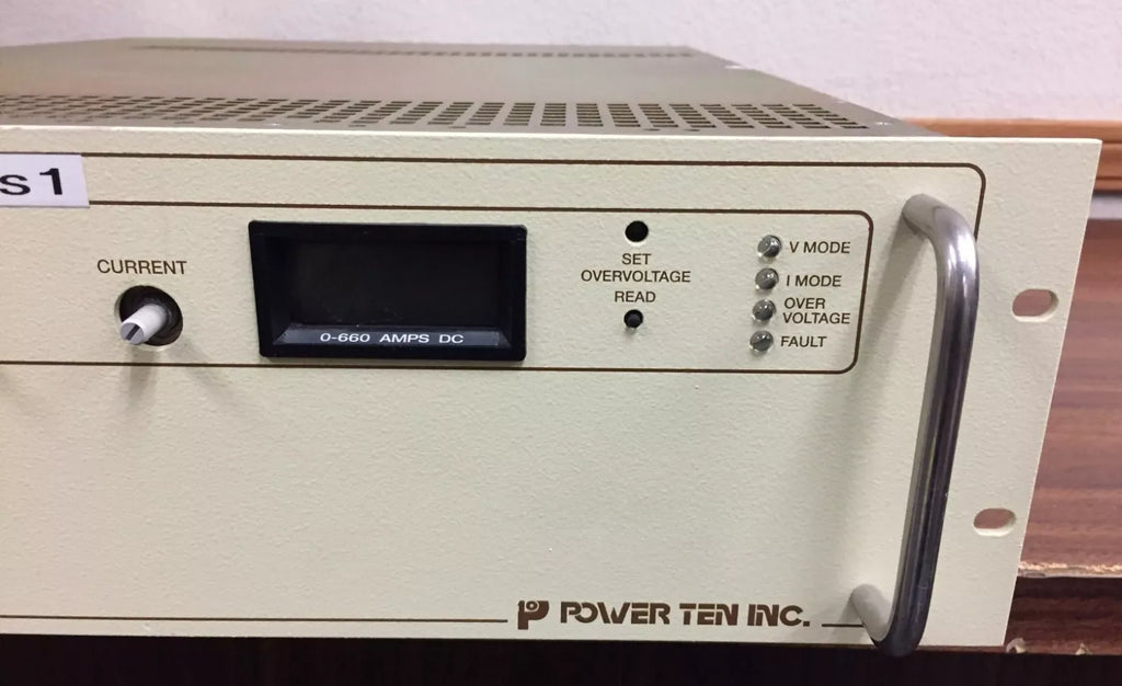 Power Ten P63C-10660A Heavy Duty DC Variable Power Supply 0-10V 0-660A - ZYYKZ Test Equipment