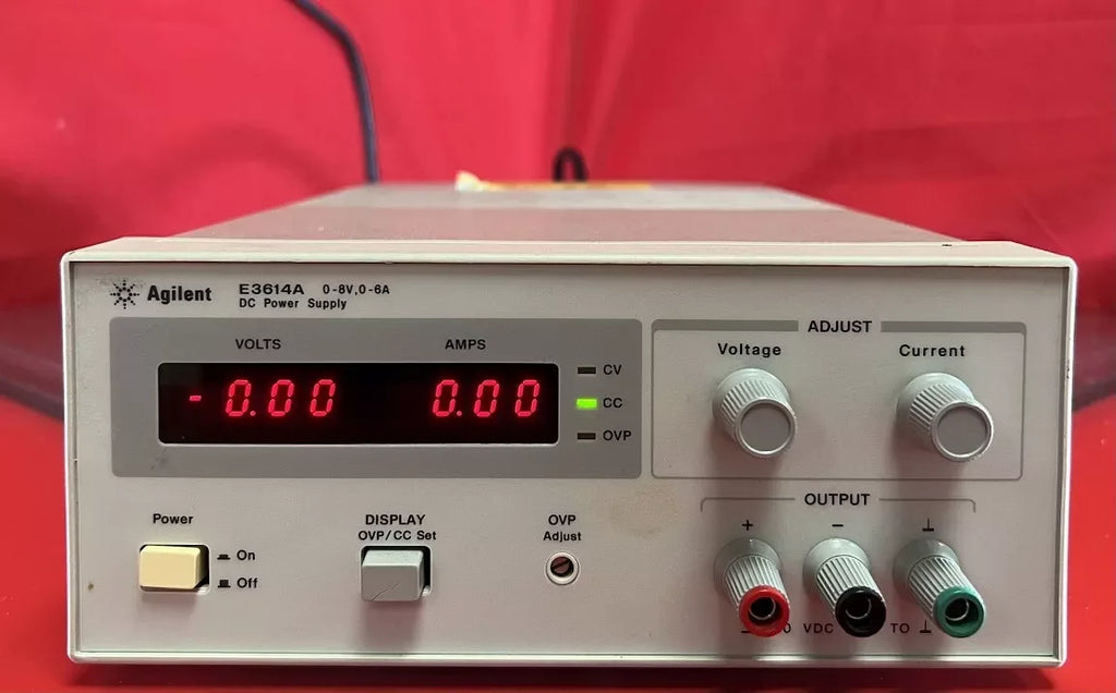 Agilent E3614A DC Power Supply 0-8 V, 0-6 A - ZYYKZ Test Equipment