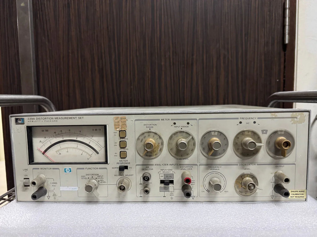 HP 339A Distortion Measurement Set - Precision Audio Analyzer - ZYYKZ Test Equipment