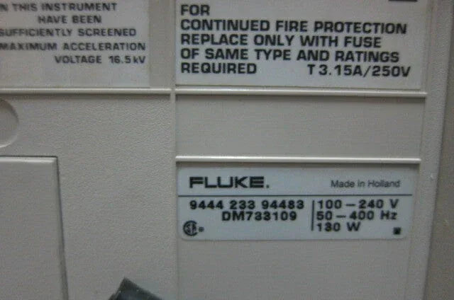 Fluke PM3394B 200MHz 4-Channel Mixed Signal Oscilloscope - ZYYKZ Test Equipment