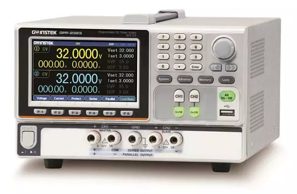 GW Instek GPP-2323 Programmable Dual Channel DC Power Supply - 192W, 32V, 3A