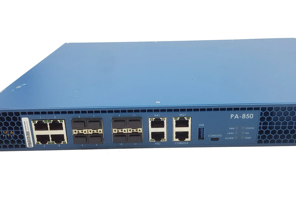 PA-850 Palo Alto Networks Enterprise Firewall - Advanced Network Security Appliance - ZYYKZ Test Equipment