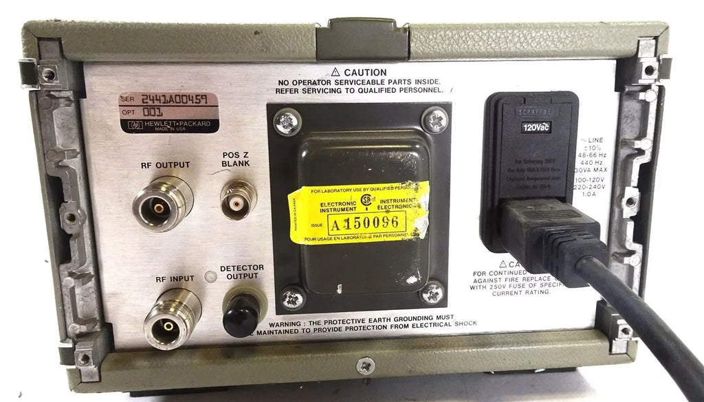 HP 8349A Microwave Amplifier 2-20 GHz High Gain RF Amplifier - ZYYKZ Test Equipment