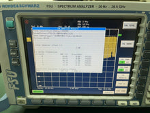 Load image into Gallery viewer, Rohde &amp; Schwarz FSU26 Spectrum Analyzer 20 Hz to 26.5 GHz - ZYYKZ Test Equipment