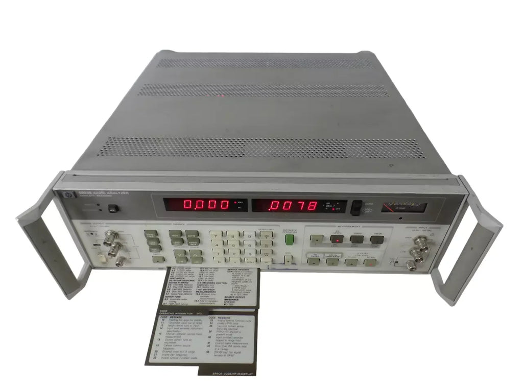HP 8903B High Precision Audio Analyzer for Professional Audio Testing - ZYYKZ Test Equipment
