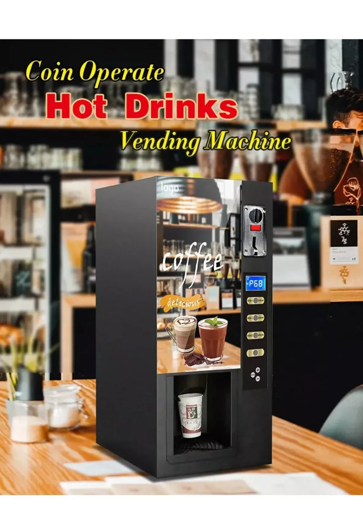 Automatic Commercial Coin-Operated Instant Tea & Coffee Machine - ZYYKZ Test Equipment