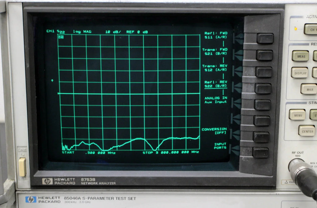HP 8753B Network Analyzer with 85046A Test Set - ZYYKZ Test Equipment