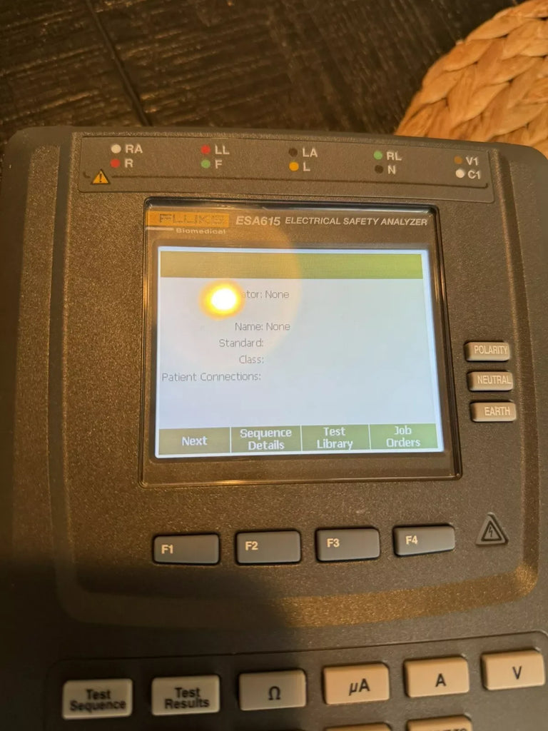 Fluke ESA615 EU Electrical Safety Analyzer 230V (Calibrated 2024) - ZYYKZ Test Equipment
