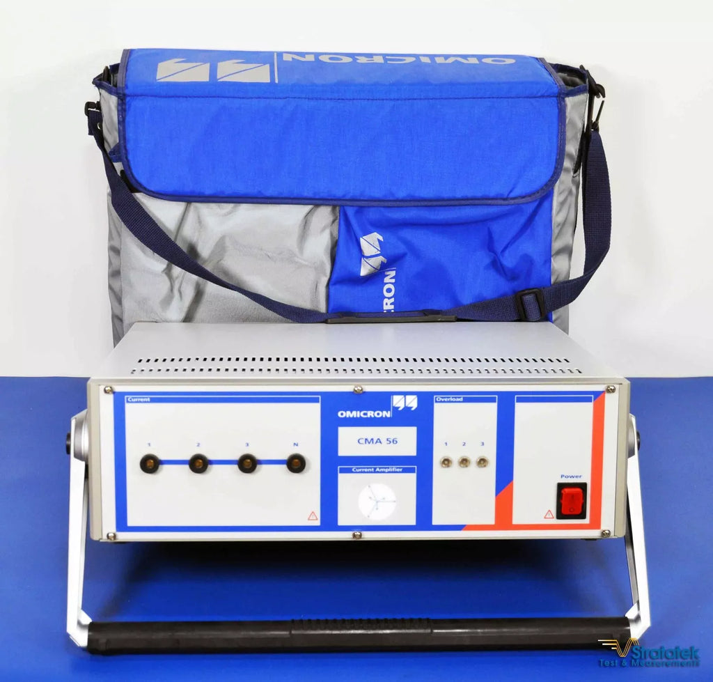 Omicron CMC 56 Relay Test Set with CMA 56 Amplifier - Software Calibrated