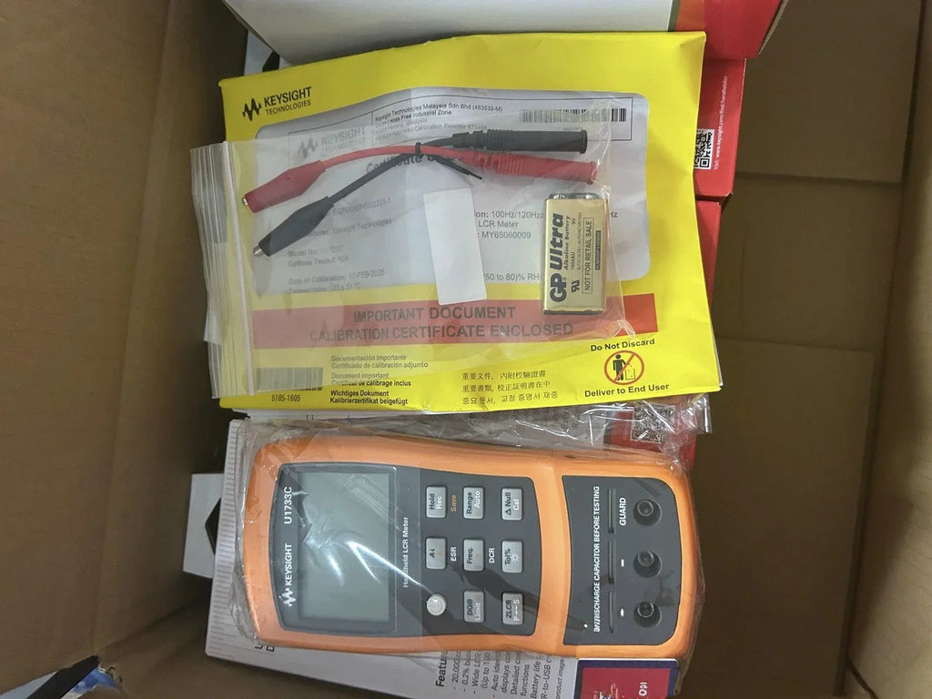 Keysight U1733C Handheld LCR Meter with High Accuracy - ZYYKZ Test Equipment