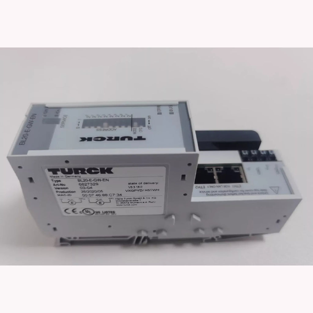 TURCK BL20-E-GW-EN Ethernet Gateway Module for BL20 I/O System - ZYYKZ Test Equipment
