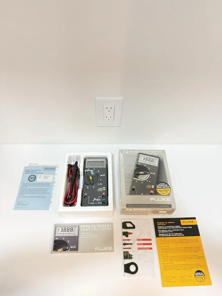 Fluke 73 Series II Digital Multimeter – True RMS, Durable Design - ZYYKZ Test Equipment