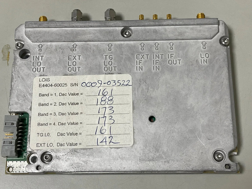 HP Agilent E4404-60025 LOIS Assembly Module for Spectrum Analyzers - ZYYKZ Test Equipment
