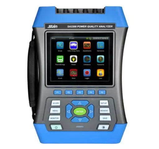 Suin SA2200 Handheld Power Quality Analyzer - Power, Energy, Harmonics Measurement