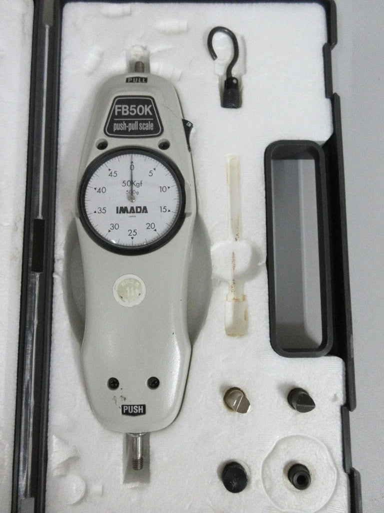 IMADA FB50K Vintage Push-Pull Force Gauge Scale - ZYYKZ Test Equipment