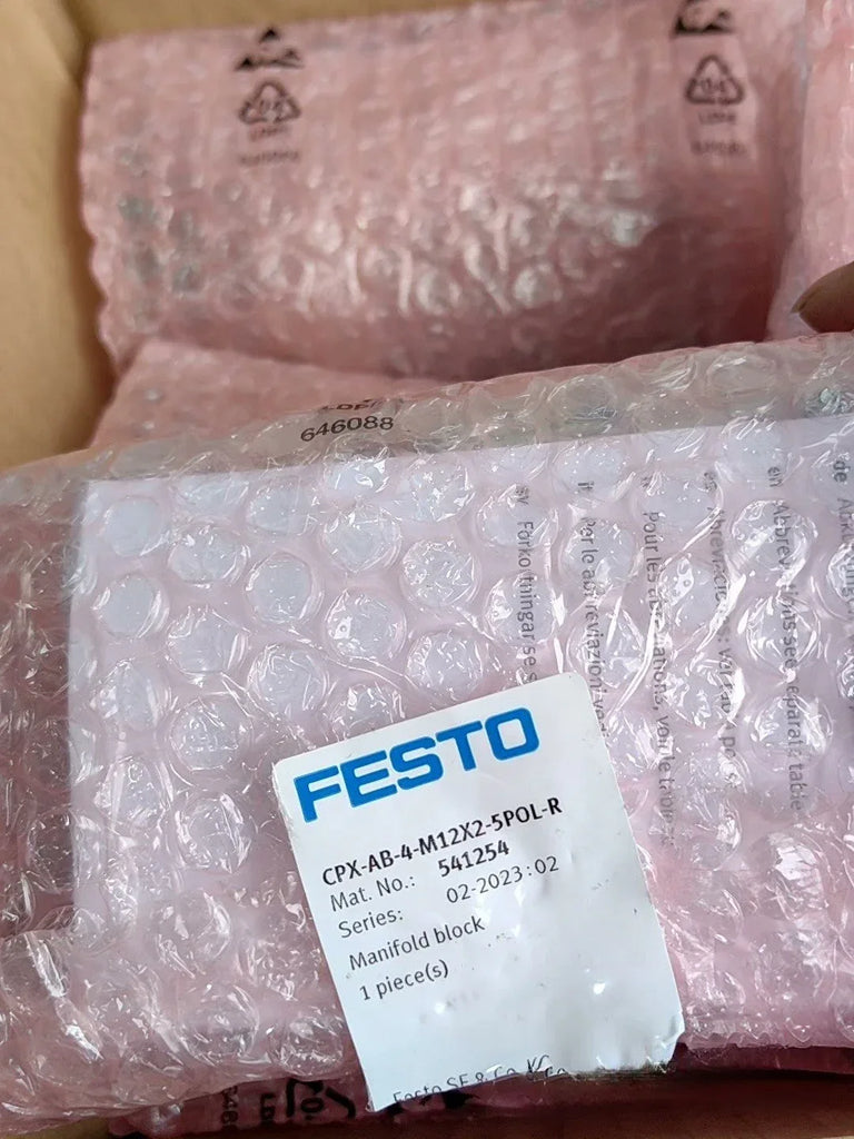 FESTO CPX-AB-4-M12X2 Pneumatic Air Circuit Board Module - ZYYKZ Test Equipment