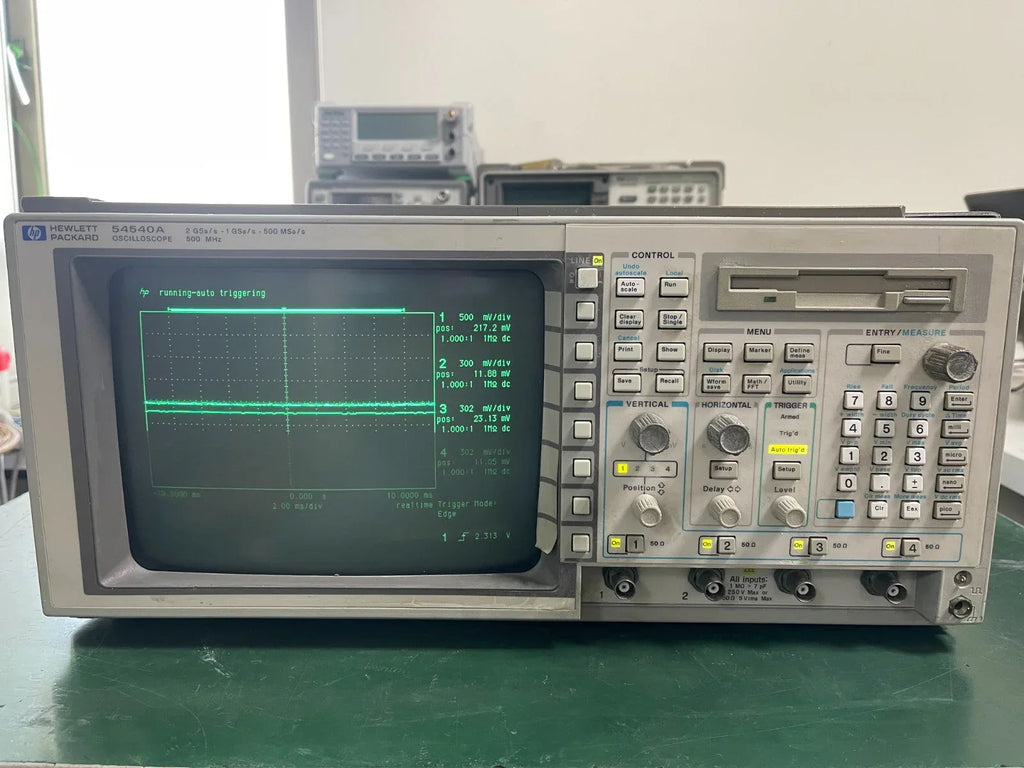 HP Agilent 54540A 500MHz Digital Oscilloscope - 2Gs/s Bandwidth - ZYYKZ Test Equipment