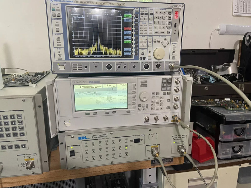 Aeroflex RDL DCR-14000A Downconverter 14 GHz Ultra Low Phase Noise - ZYYKZ Test Equipment
