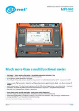 Load image into Gallery viewer, Sonel MPI-540 Multifunction Electrical Installation Meter with RCD and RMS Auto Mode