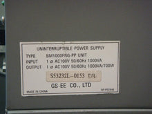Load image into Gallery viewer, GS YUASA BM1000-10FNG Uninterruptible Power Supply (UPS) 1000VA - ZYYKZ Test Equipment