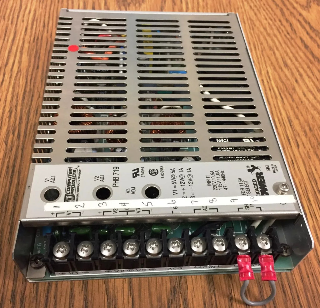 Computer Products PHB719 Multi-Voltage Power Supply 220V/0.5A & 115V/1.0A - ZYYKZ Test Equipment