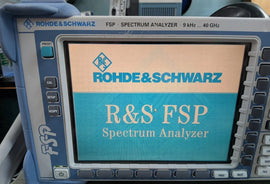 Rohde & Schwarz FSP38 High-Performance Spectrum Analyzer 9 kHz–40 GHz - ZYYKZ Test Equipment