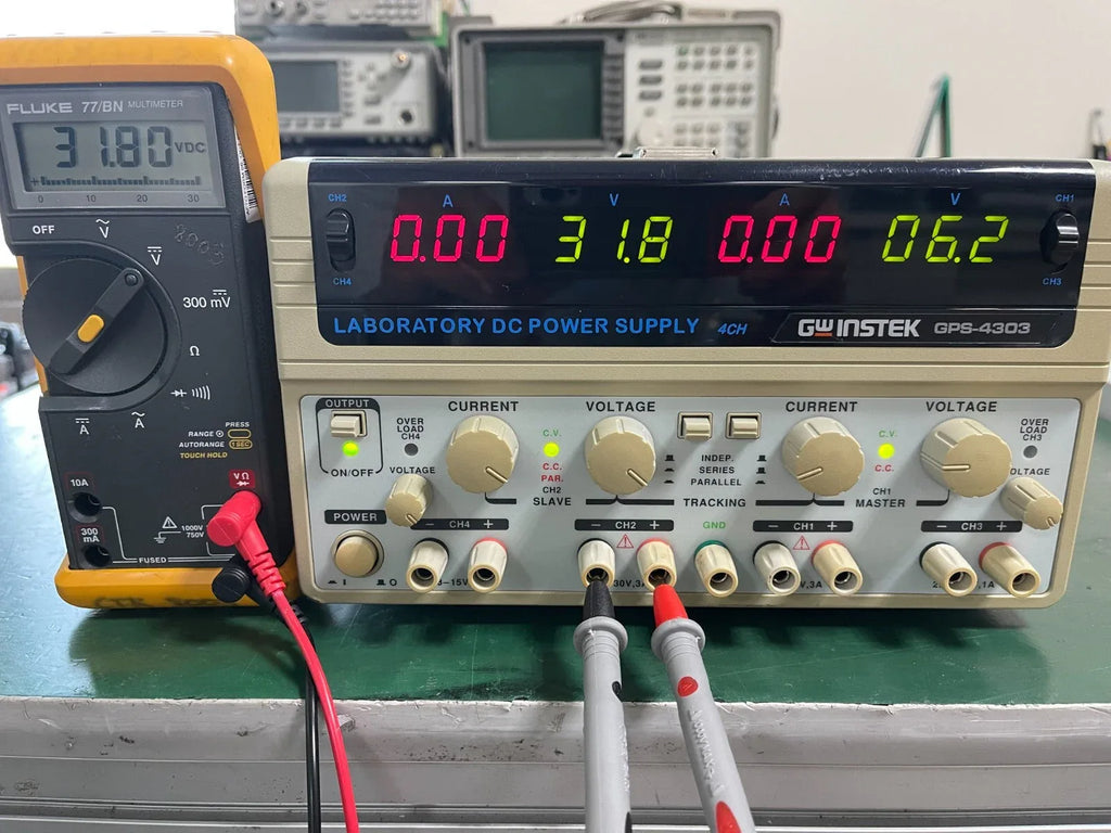 GW Instek GPS-4303 4-Channel Laboratory DC Power Supply, 30V 3A - ZYYKZ Test Equipment