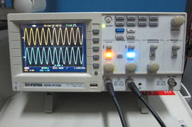 GDS-2102 100MHz Digital Storage Oscilloscope with 2 Channels - ZYYKZ Test Equipment