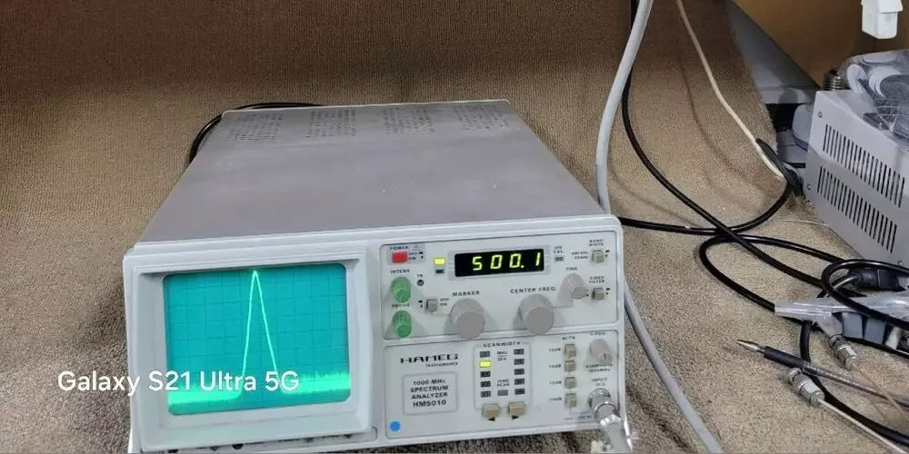 HAMEG HM-5010 1000 MHz High-Performance Spectrum Analyzer - ZYYKZ Test Equipment