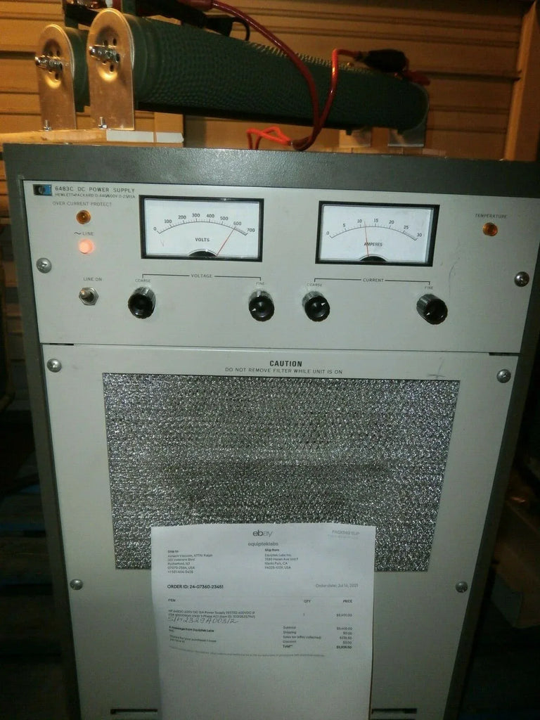 HP 6483C Precision DC Power Supply - ZYYKZ Test Equipment