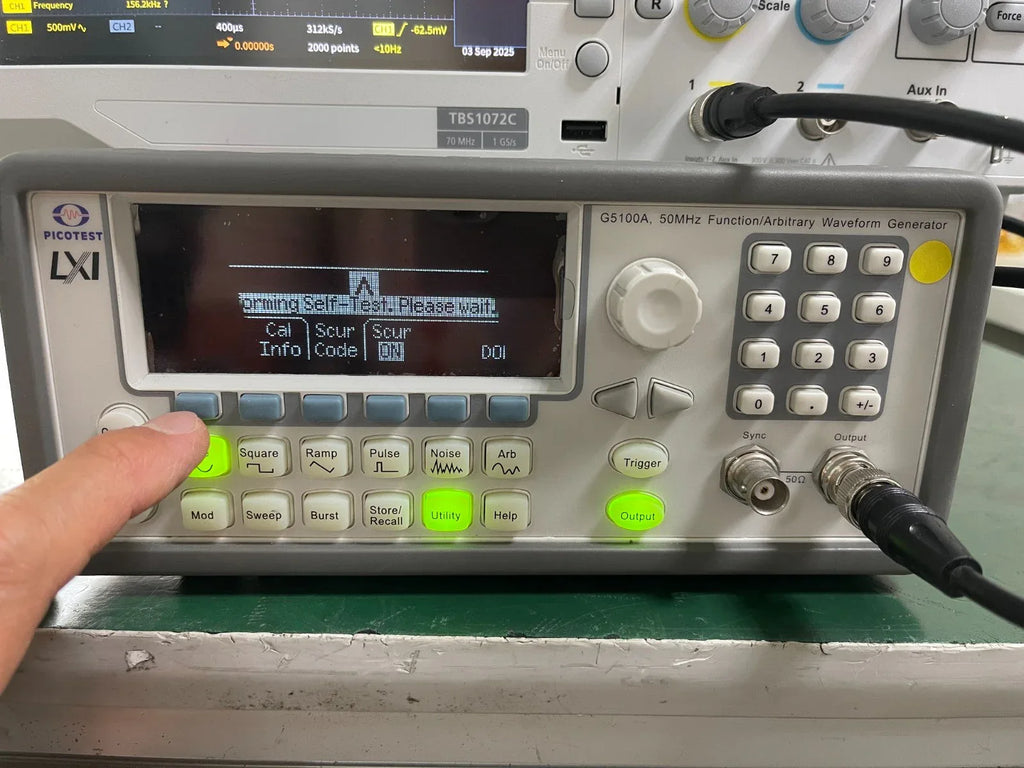 Picotest G5100A 50MHz High-Performance Arbitrary Waveform Generator - ZYYKZ Test Equipment