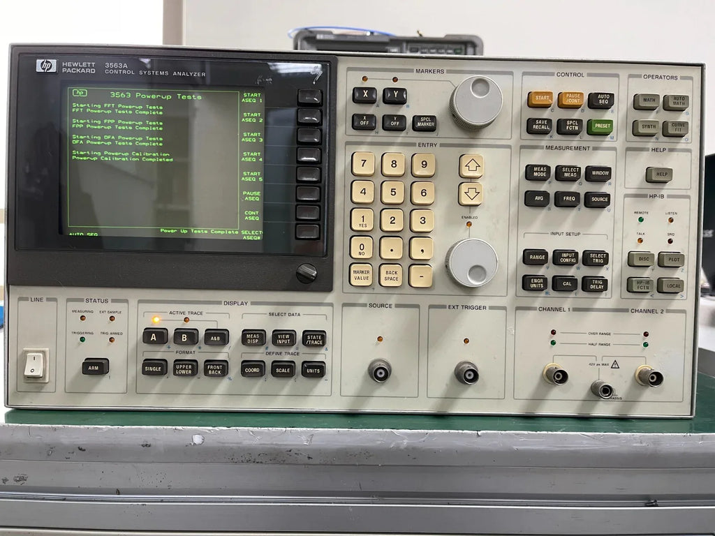 HP 3563A Control System Analyzer with Model 3004A00154 - ZYYKZ Test Equipment