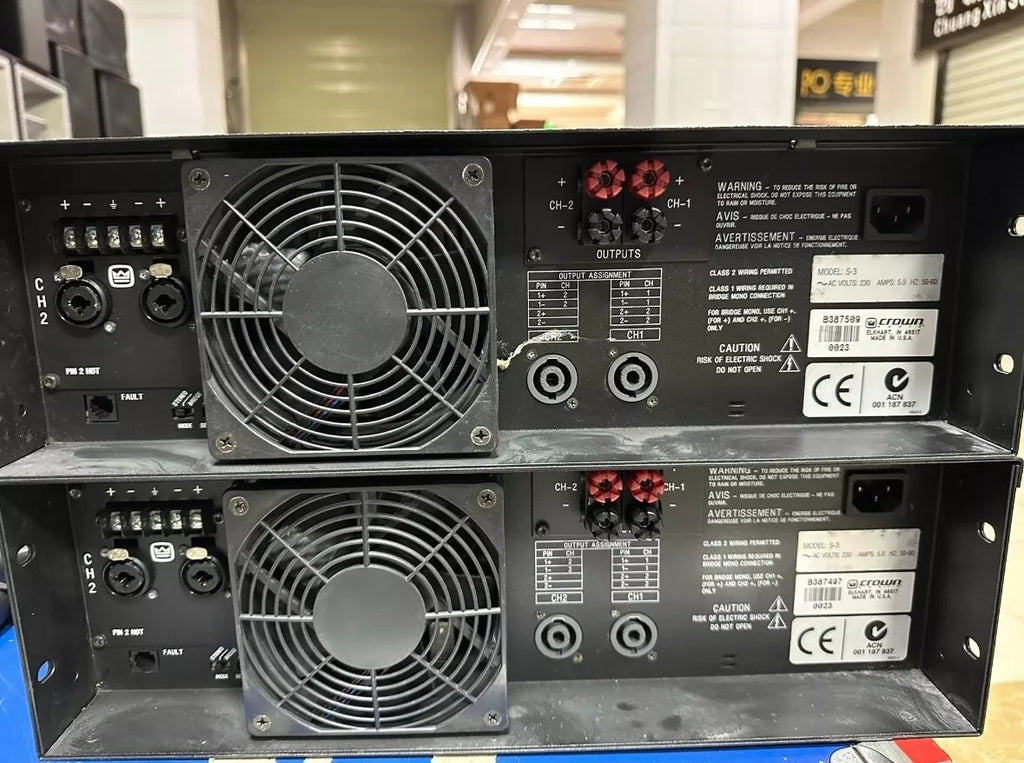 CROWN S-3 Power Amplifier - Used