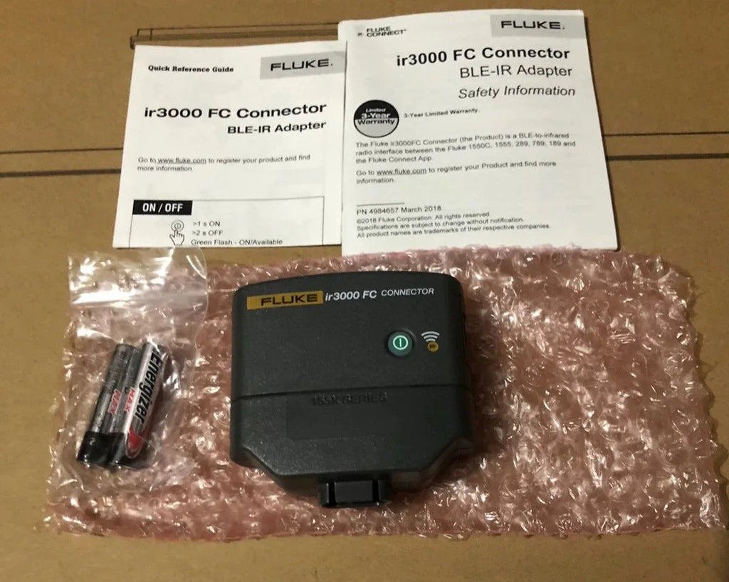 Fluke IR3000FC Infrared Connector for Fluke 287, 289, and 789 Multimeters - ZYYKZ Test Equipment