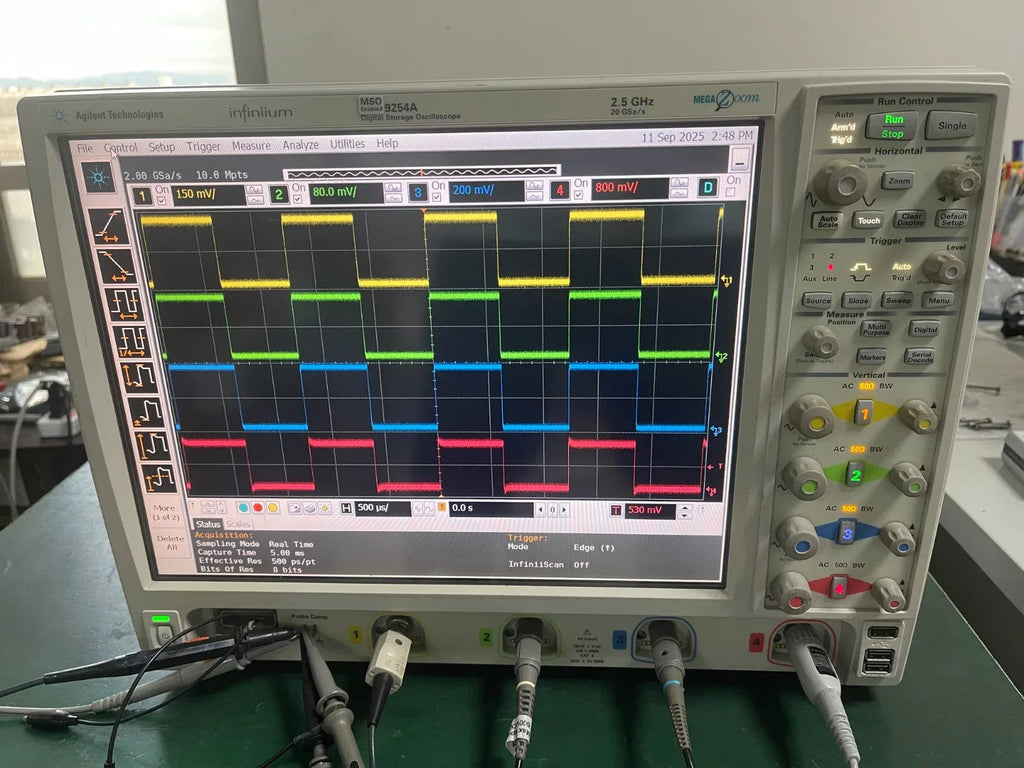 Agilent Infiniium MSO9254A 2.5 GHz Mixed Signal Oscilloscope - ZYYKZ Test Equipment