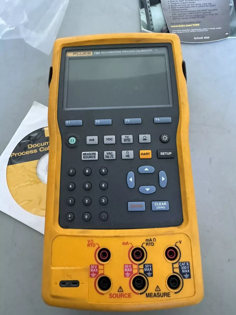 Fluke 754 Documenting Process Calibrator with HART Communication Interface - ZYYKZ Test Equipment