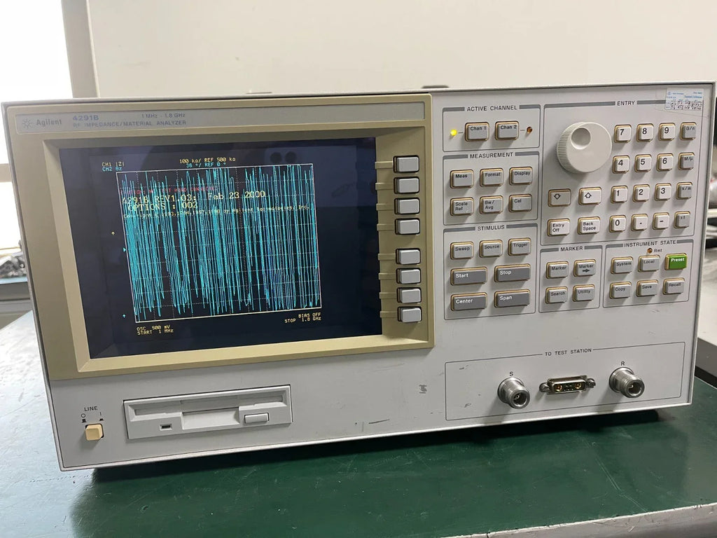 Agilent 4291B RF Impedance and Material Analyzer, 1MHz - 1.8GHz, Option 002 - ZYYKZ Test Equipment