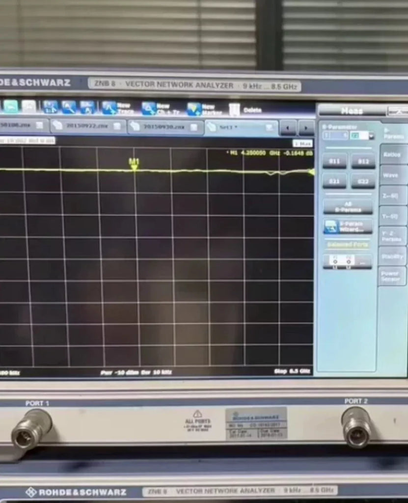 Rohde & Schwarz R&S ZNB8 2-Port Vector Network Analyzer 9 kHz to 8.5 GHz - ZYYKZ Test Equipment
