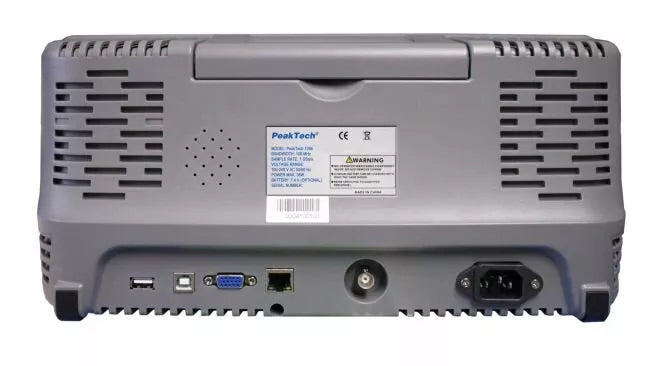 Peaktech P1300 Digital Storage Oscilloscope - 200 MHz, 4 Channels, 2 GS/s