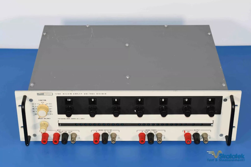 Fluke 720A Kelvin-Varley Divider - Primary Ratio Standard with 0.1ppm Input Linearity