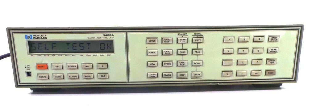 Hewlett Packard 3488A Modular Switch/Control Unit for Test Systems - ZYYKZ Test Equipment