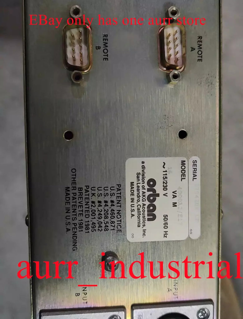 Orban 4000A2/E17 Audio Processor - ZYYKZ Test Equipment