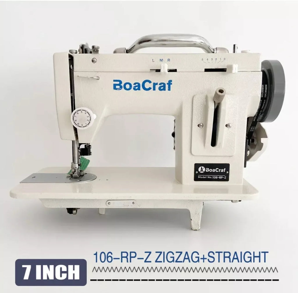 9'' Walking Foot Zigzag Stitch Arm Sewing Machine for Leather & Heavy Fabrics - ZYYKZ Test Equipment