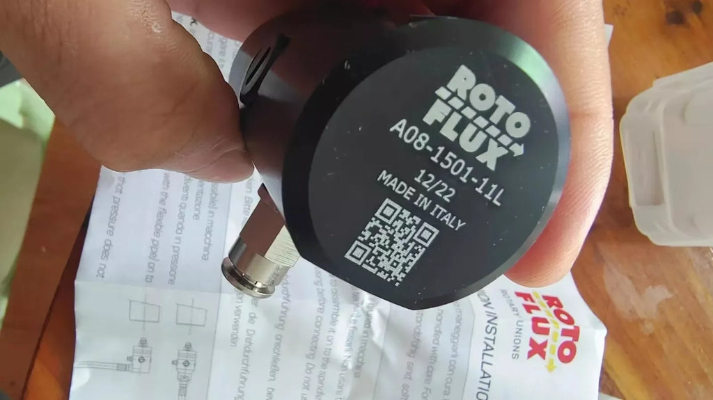 ROTOFLUX A08-1501-11L Industrial Swivel Joint - High Durability - ZYYKZ Test Equipment