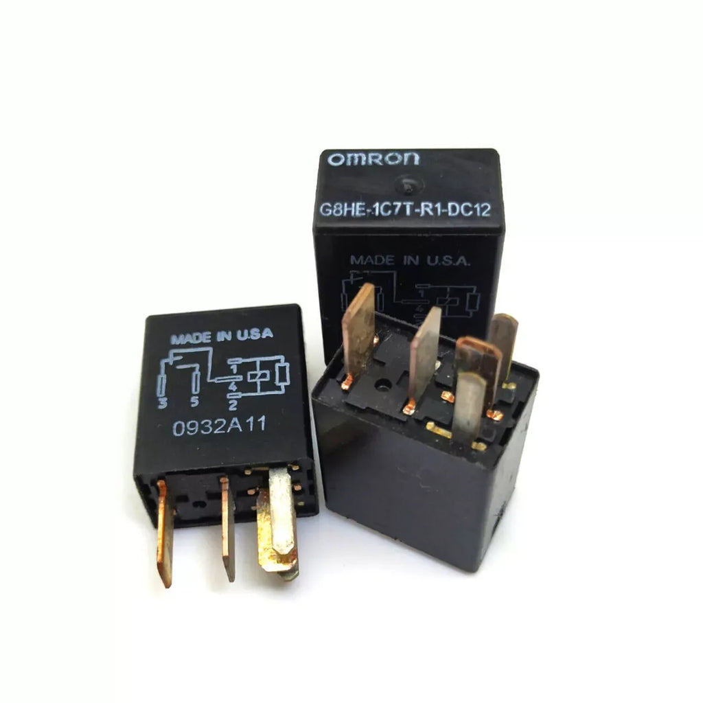 Omron G8HE-1C7T-R1 12VDC 40A 5-Pin Power Relay - ZYYKZ Test Equipment