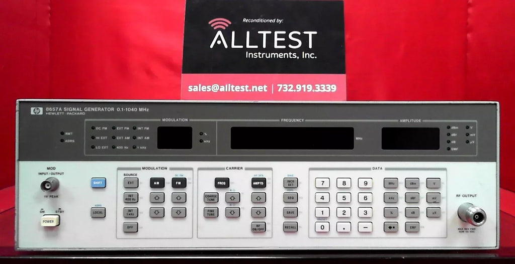 Agilent 8657A Signal Generator 100 kHz to 1040 MHz - ZYYKZ Test Equipment