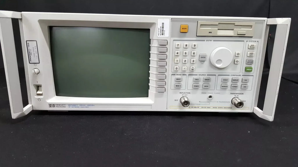 Agilent 8714ET RF Network Analyzer 300 kHz to 3 GHz - ZYYKZ Test Equipment